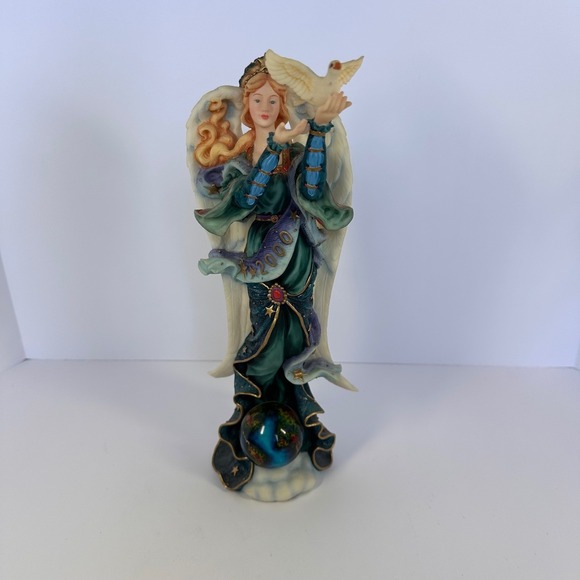 Lenox Other - Lenox Millennium Pencil Angel‎ Figurine The World is at Her Feet 1999